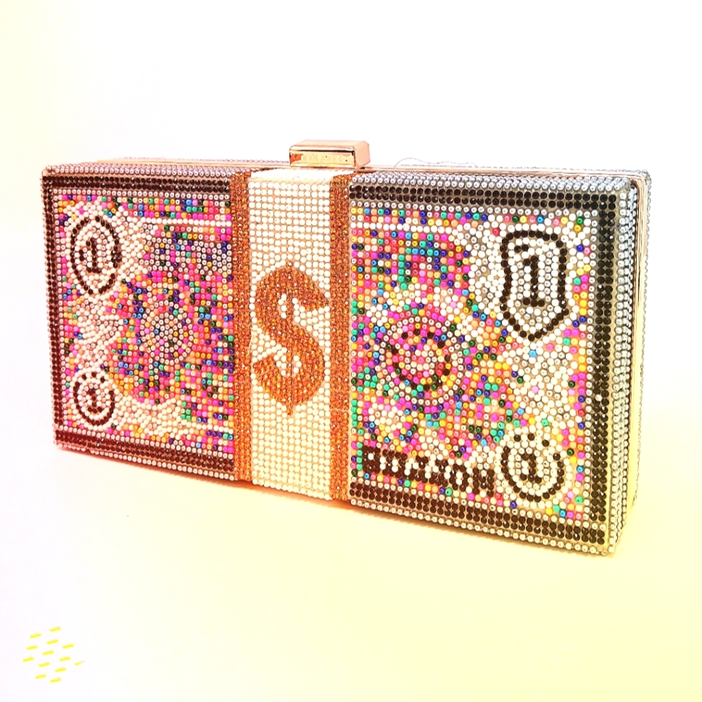 Handmade Beaded Clutch